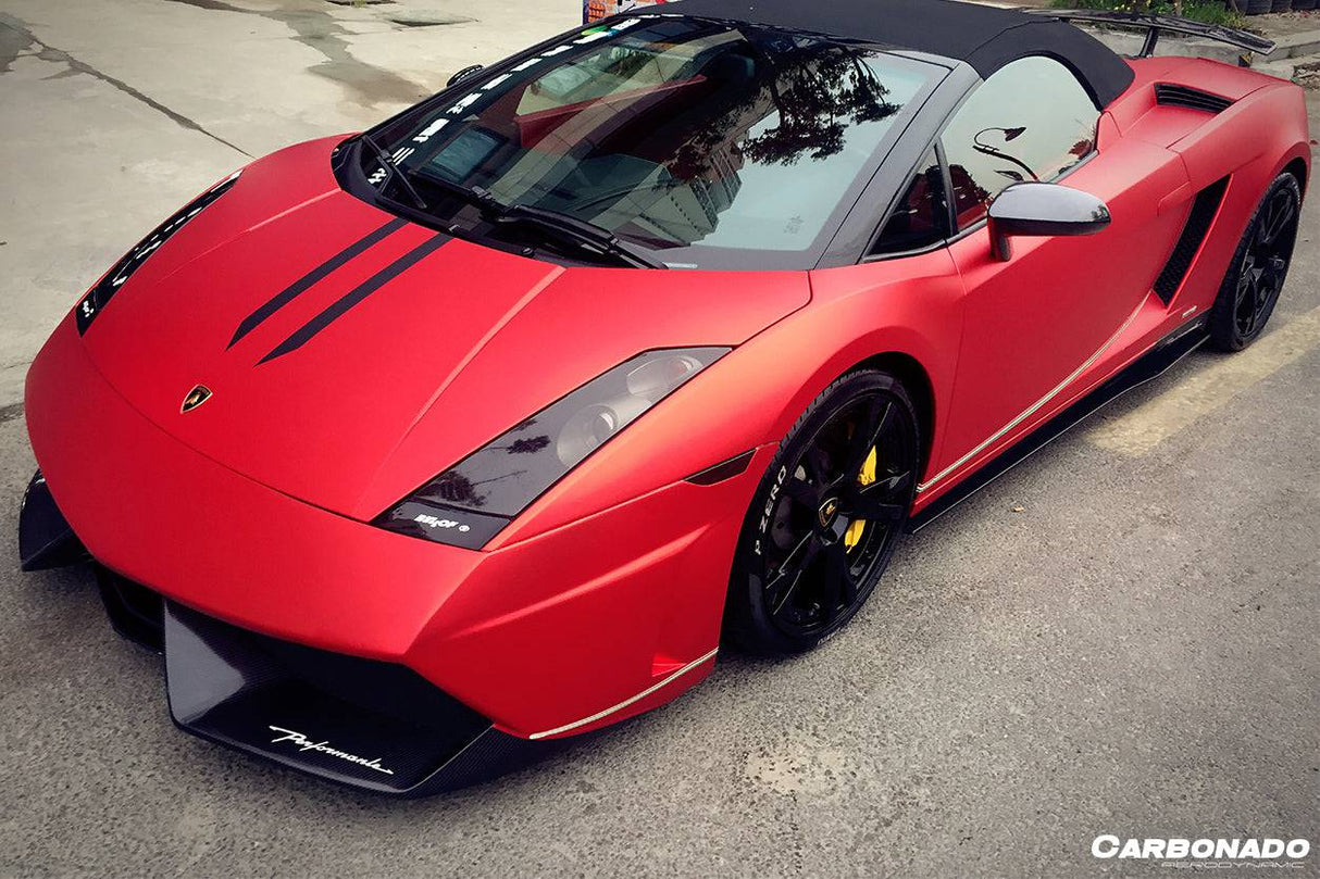 2004-2014 Lamborghini Gallardo LP570 Style Side Skirts