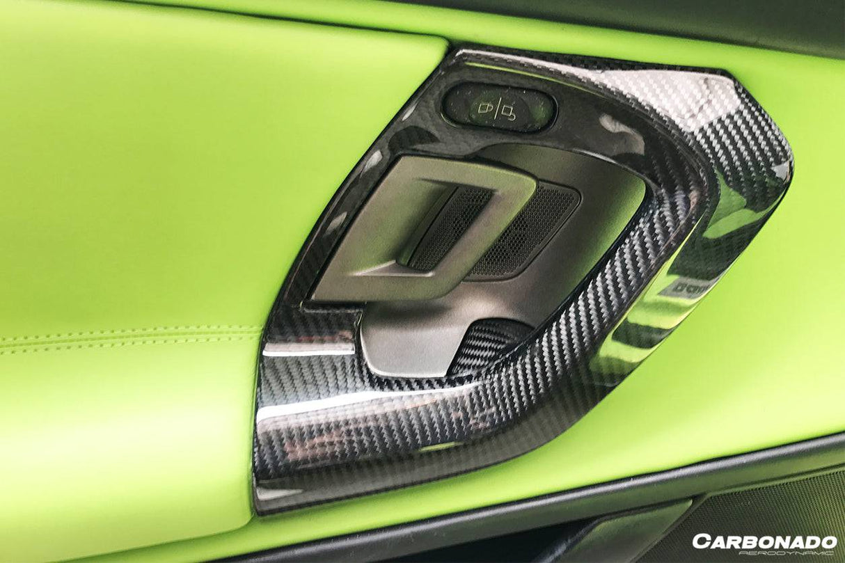 2004-2014 Lamborghini Gallardo OEM Style Carbon Fiber Door Handles
