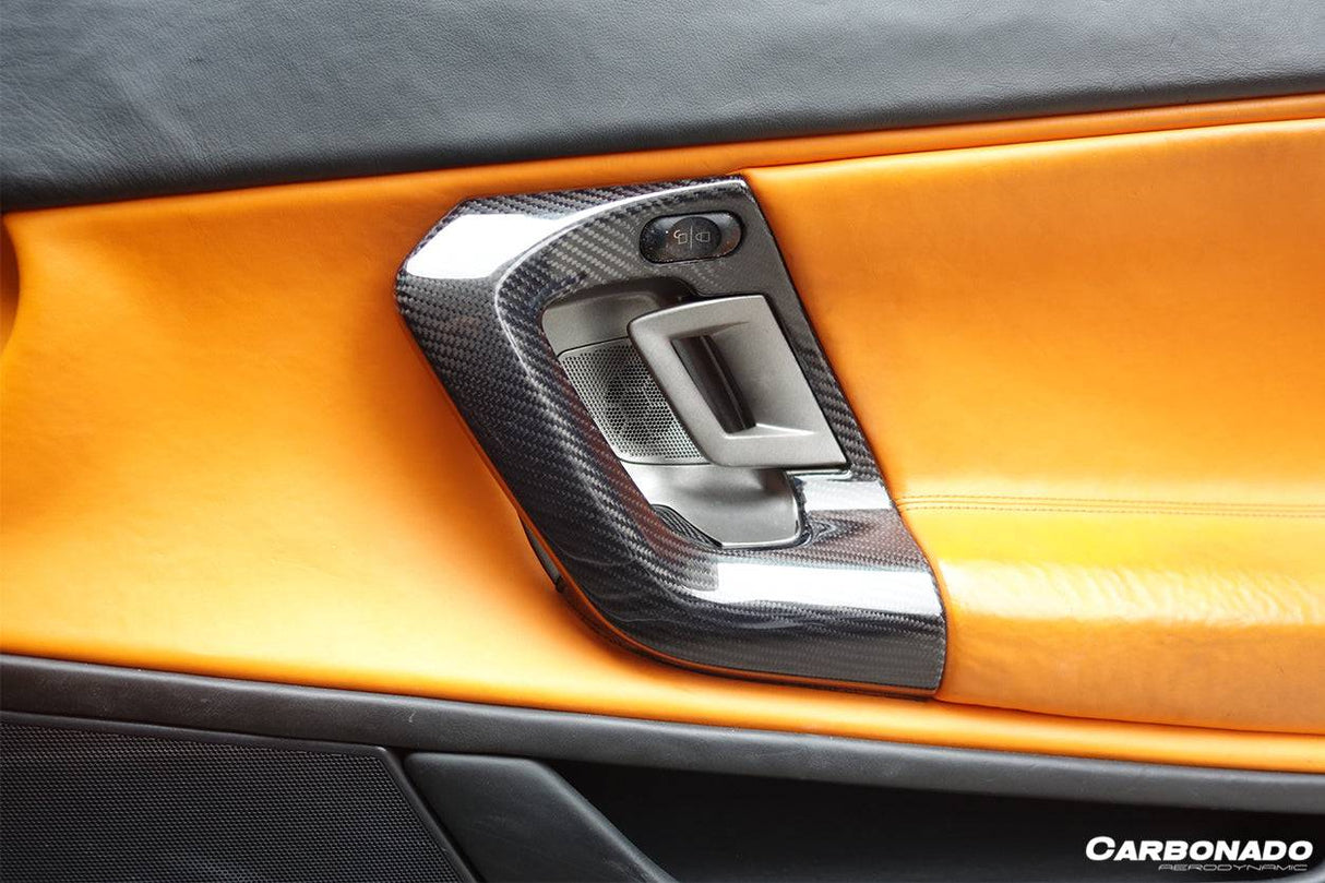 2004-2014 Lamborghini Gallardo OEM Style Carbon Fiber Door Handles