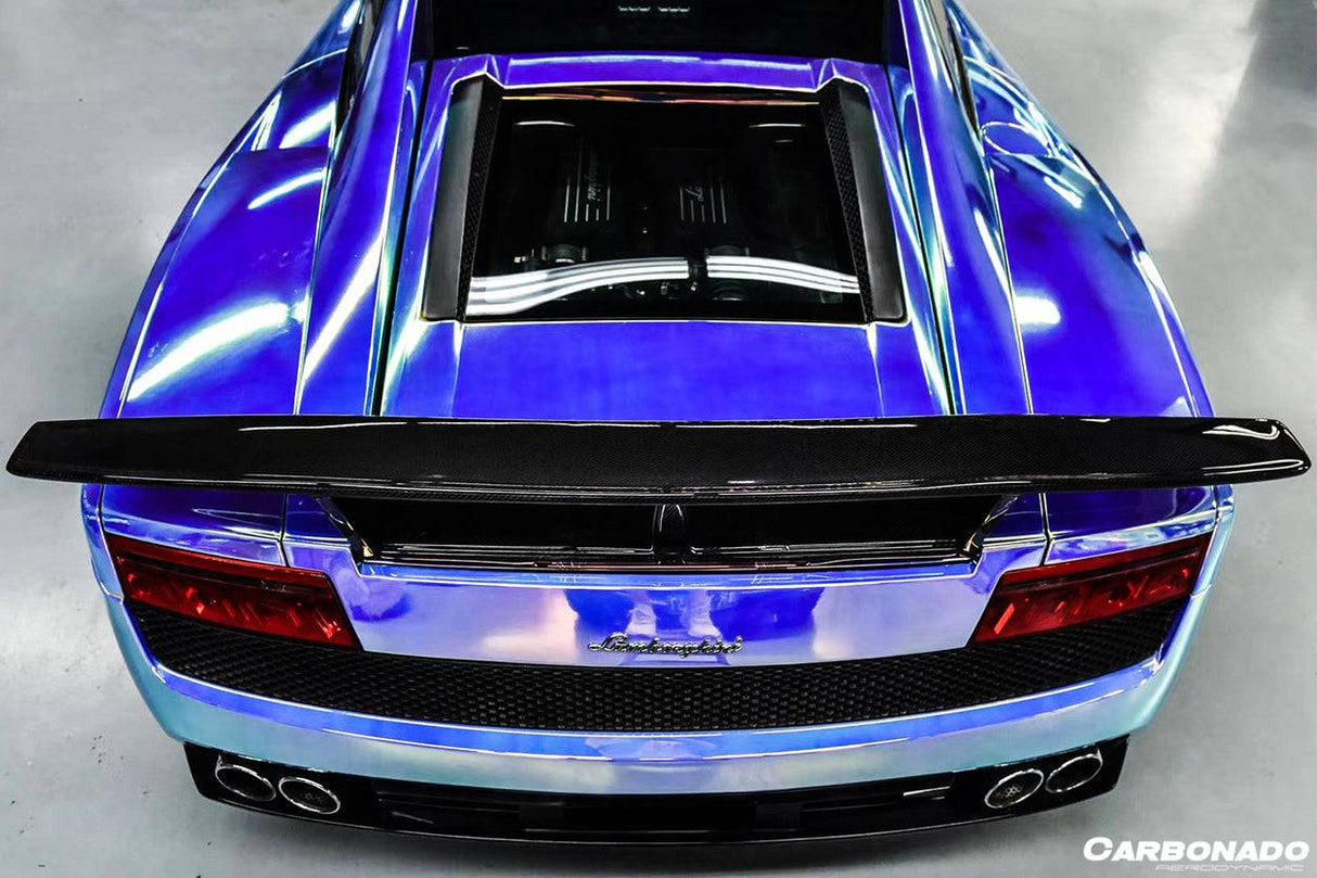 2004-2014 Lamborghini Gallardo DC Style Carbon Fiber Trunk Spoiler