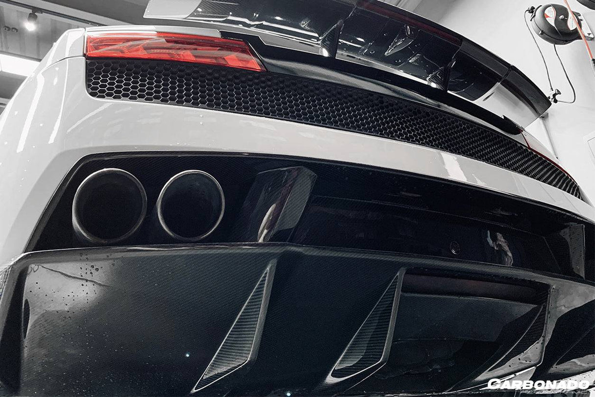 2009-2014 Lamborghini Gallardo SA Style Carbon Fiber Rear Diffuser | Fits LP550, LP560, LP570