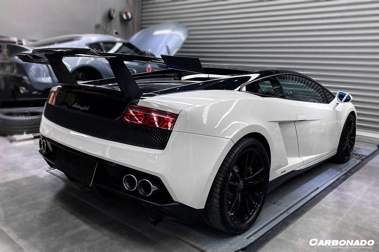 2004-2014 Lamborghini Gallardo STO Style Carbon Fiber Trunk Spoiler