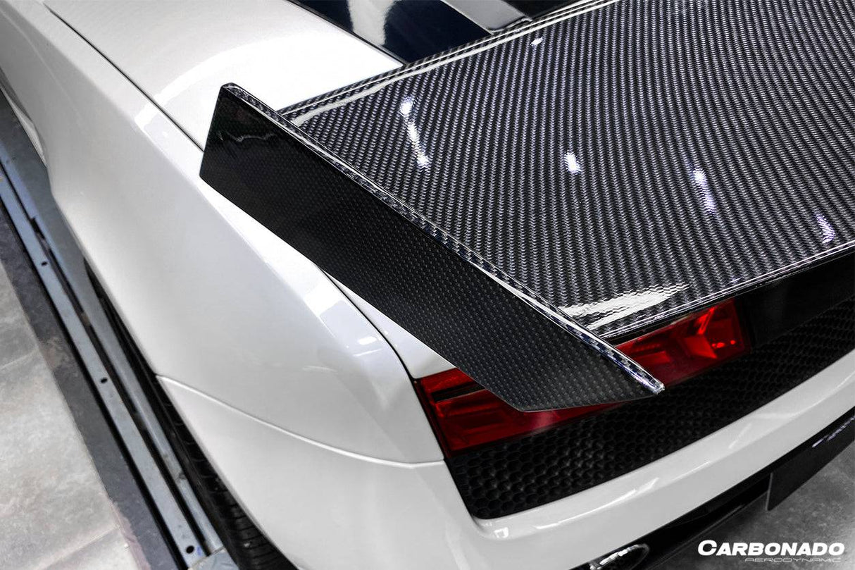 2004-2014 Lamborghini Gallardo STO Style Carbon Fiber Trunk Spoiler
