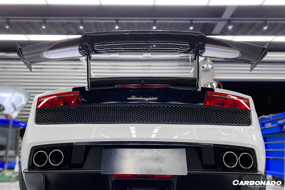 2004-2014 Lamborghini Gallardo STO Style Carbon Fiber Trunk Spoiler
