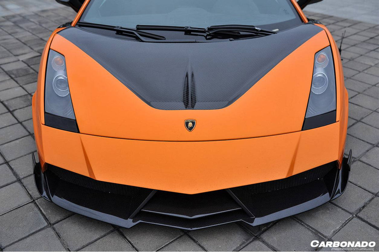 2004-2008 Lamborghini Gallardo VF Style Carbon Fiber Hood | Fits Gallardo, Gallardo SE, Superleggera
