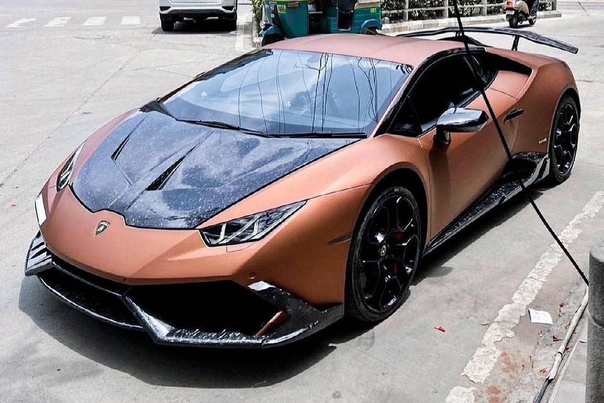 2015-2025 Lamborghini Huracan LP610 LP580 Evo Tecnica CADO Style Carbon Fiber Hood