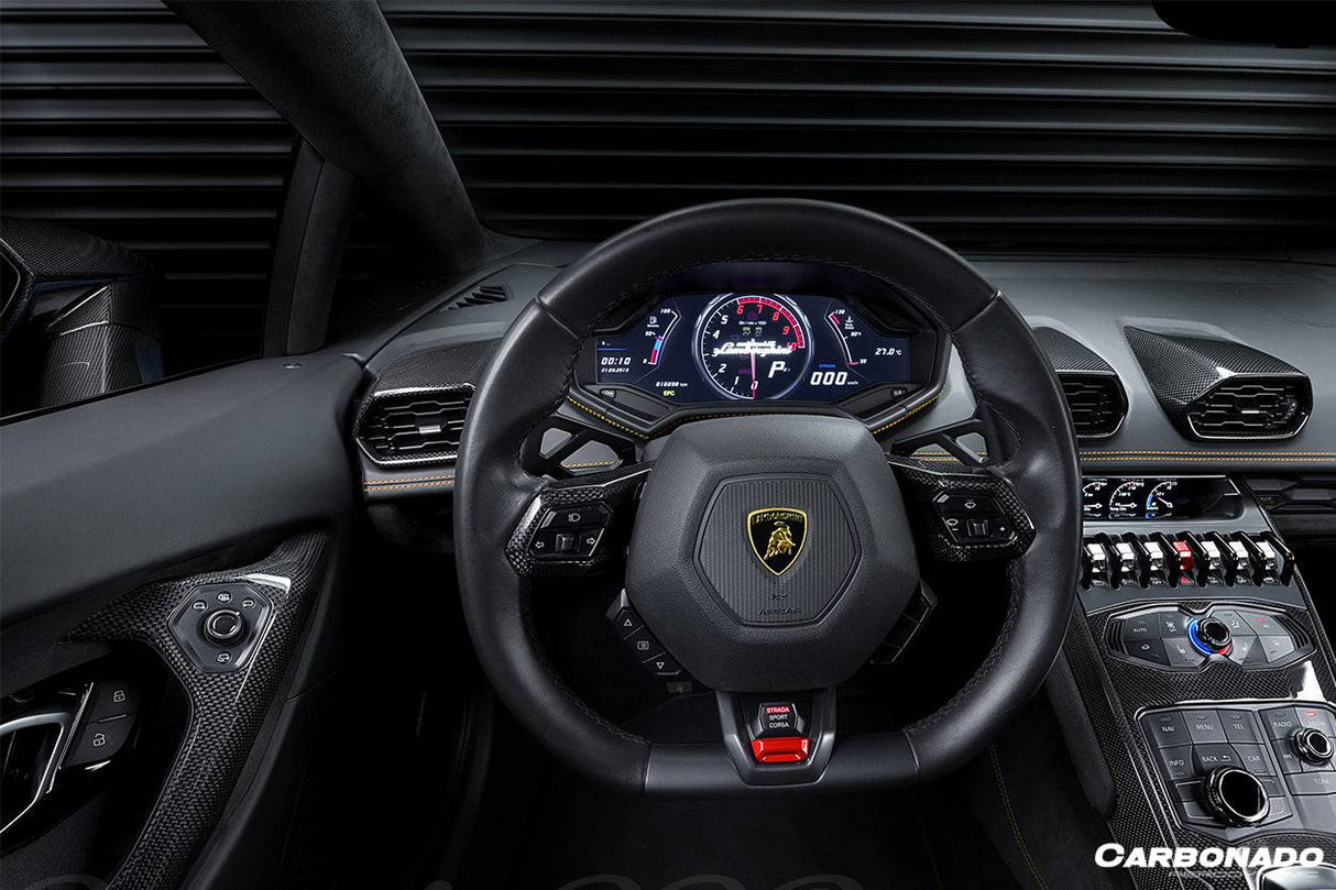 2015-2019 Lamborghini Huracan LP610 LP580 EVO OEM Style Autoclave Carbon Fiber Door Handle