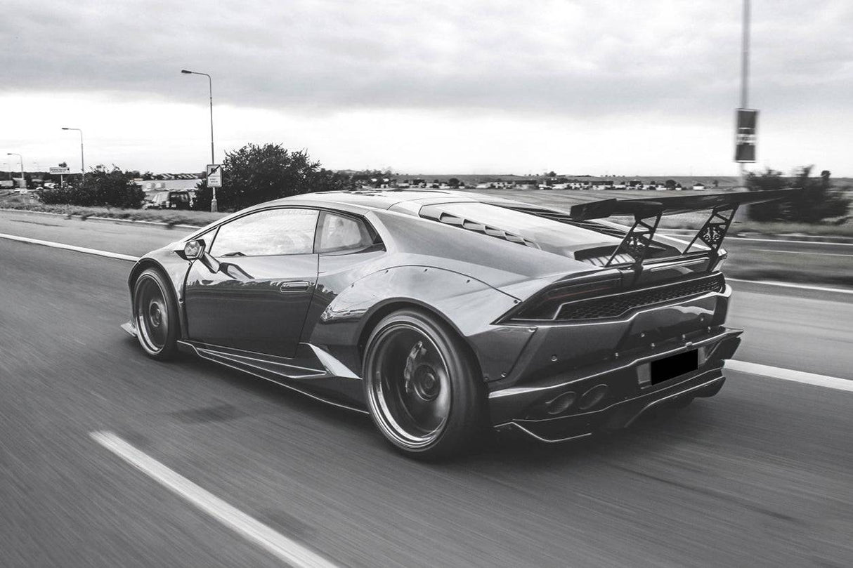 2015-2025 Lamborghini Huracan LP610 LP580 Evo Tecnica DE Style Wide Fender Flares