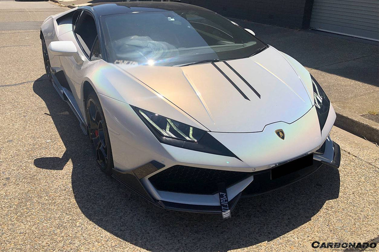 2015-2020 Lamborghini Huracan LP610 MD Style Carbon Fiber Front Lip