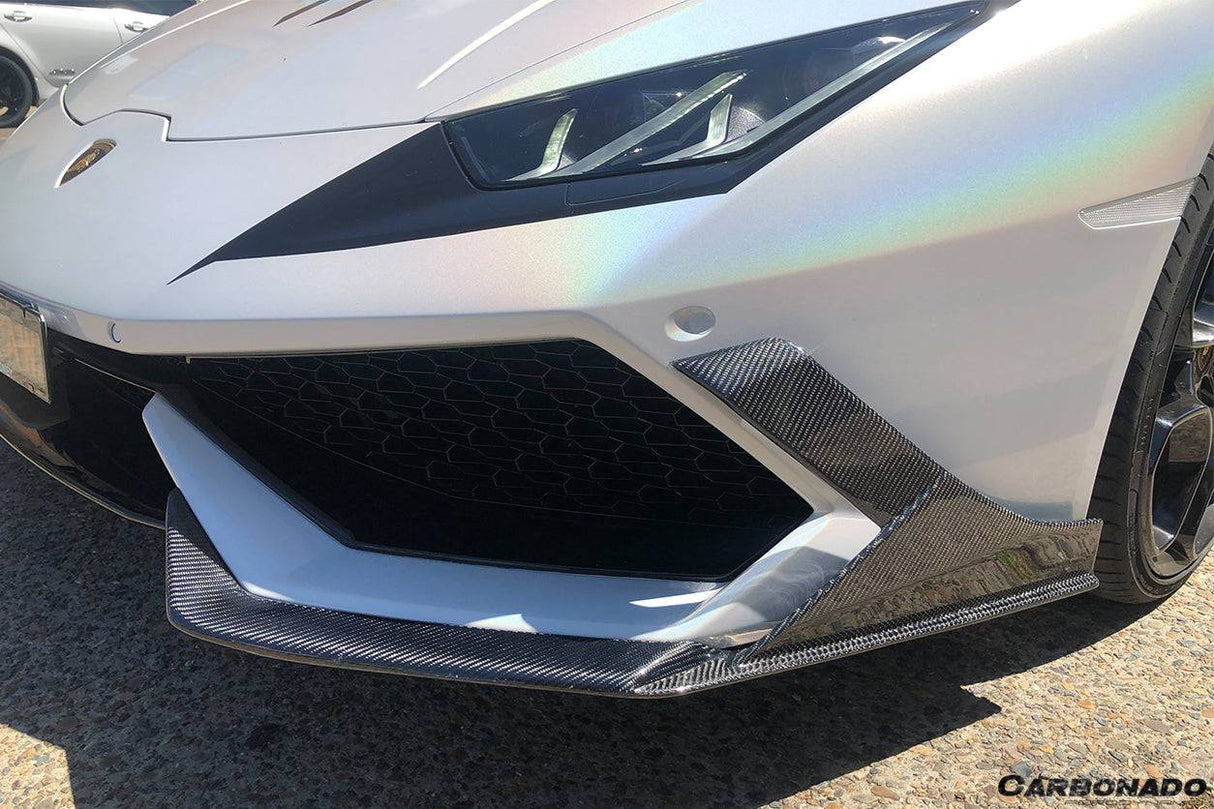 2015-2020 Lamborghini Huracan LP610 MD Style Carbon Fiber Front Lip
