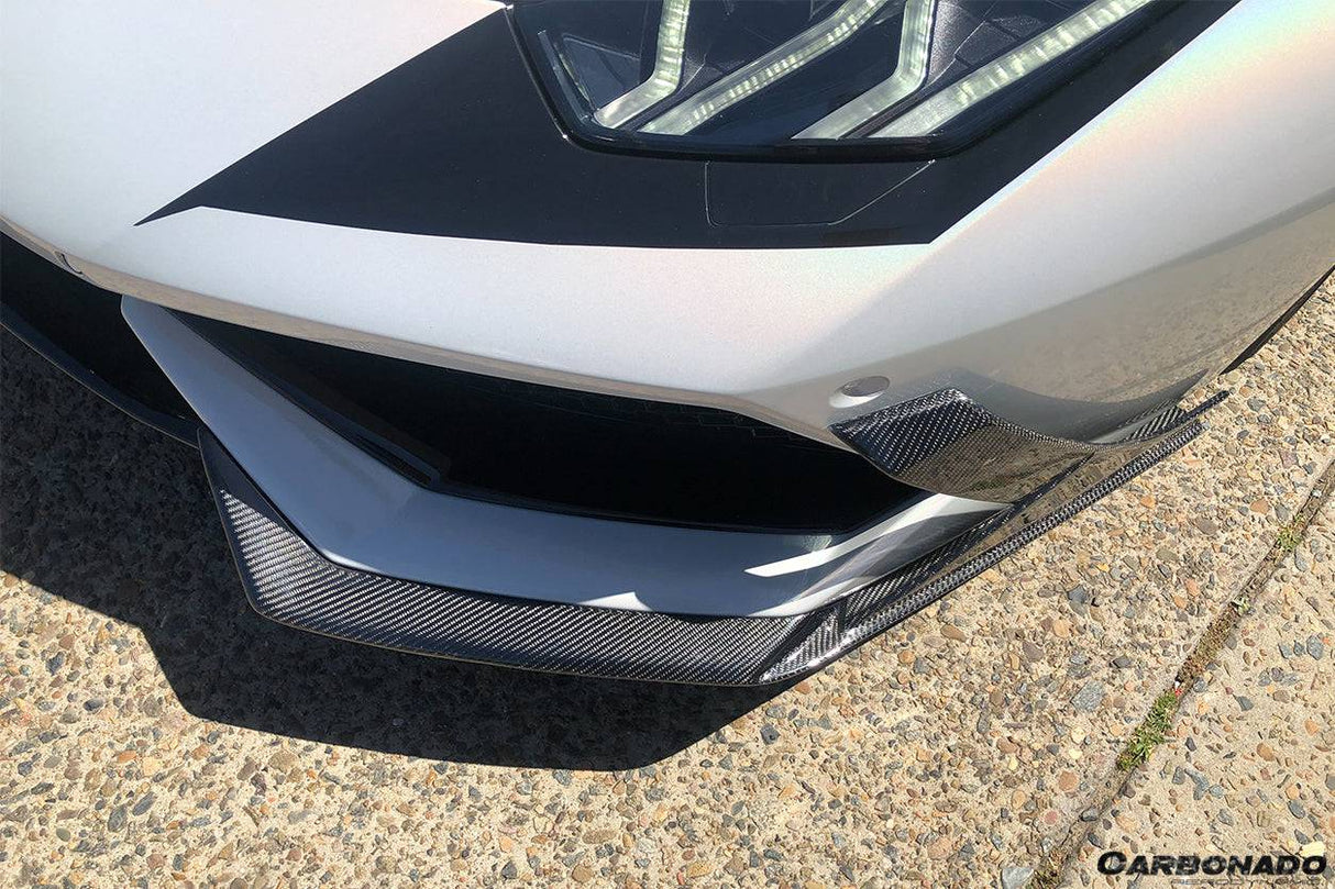 2015-2020 Lamborghini Huracan LP610 MD Style Carbon Fiber Front Lip