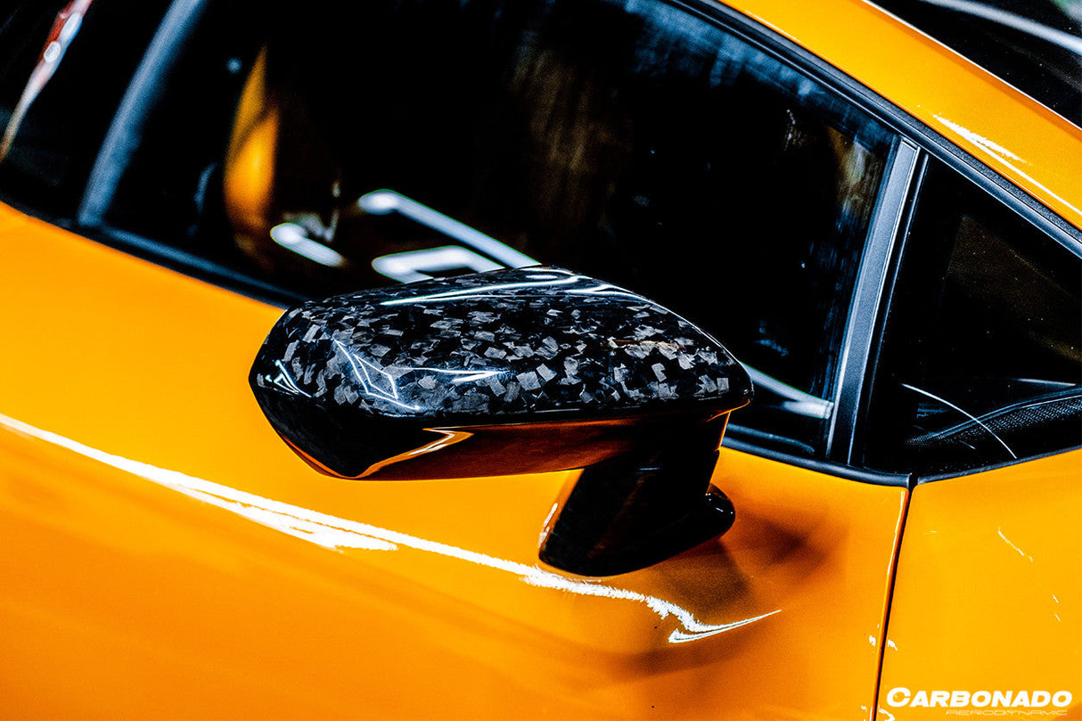 2015-2025 Lamborghini Huracan Autoclave Carbon Fiber Mirror Housing Replacement | LP610, LP580, EVO, STO, Tecnica, Performante