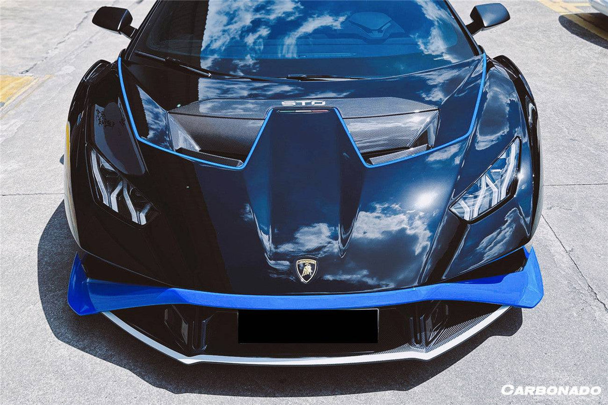 2021-2024 Lamborghini Huracan STO Dry Carbon Fiber Down Front Lip