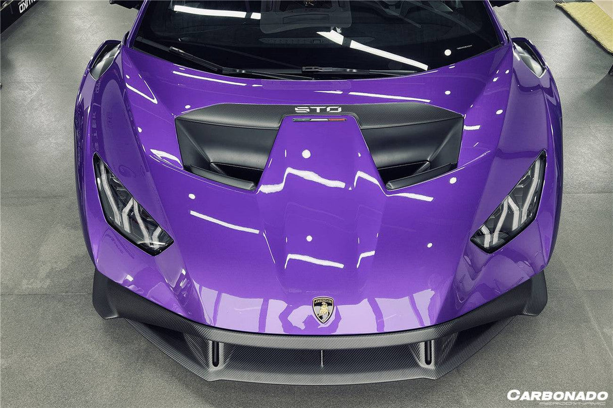 2021-2024 Lamborghini Huracan STO Dry Carbon Fiber Down Front Lip