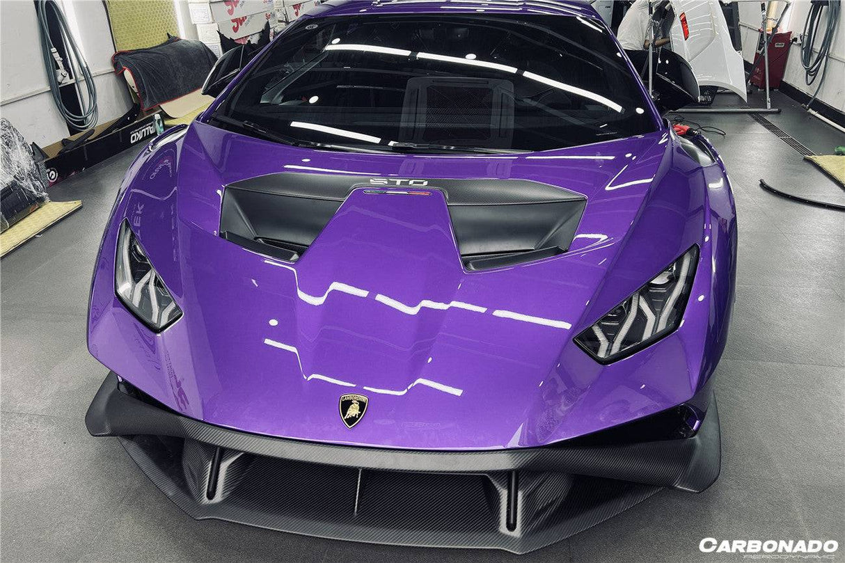 2021-2024 Lamborghini Huracan STO Dry Carbon Fiber Down Front Lip