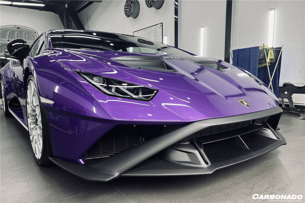 2021-2024 Lamborghini Huracan STO Dry Carbon Fiber Down Front Lip