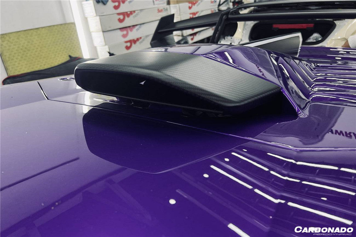 2021-2024 Lamborghini Huracan STO Dry Carbon Fiber Engine Room Vent