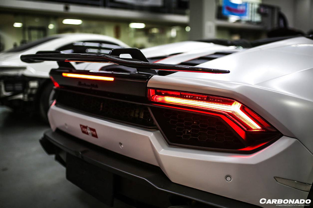 2014-2019 Lamborghini Huracan VRS-II Style Carbon Fiber Trunk Spoiler | Fits LP610, LP580