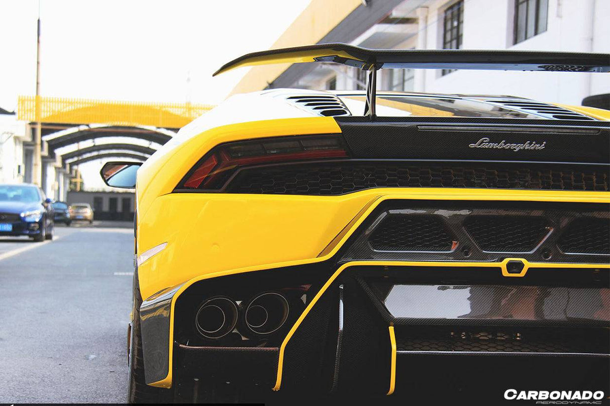 2015-2020 Lamborghini Huracan VRS Style Carbon Fiber Rear Bumper | Fits LP610, LP580