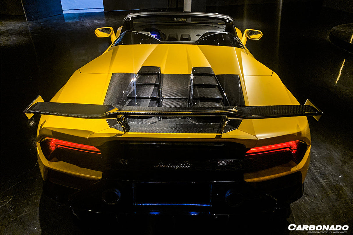 2019-2023 Lamborghini Huracan EVO Spyder OD Style Carbon Fiber Engine Trunk