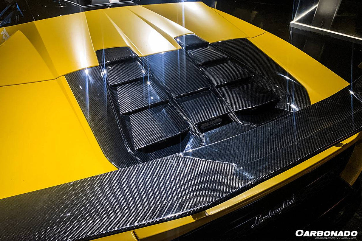 2019-2023 Lamborghini Huracan EVO Spyder OD Style Carbon Fiber Engine Trunk