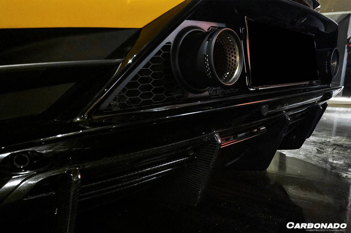 2019-2023 Lamborghini Huracan EVO OD Style Carbon Fiber Rear Diffuser