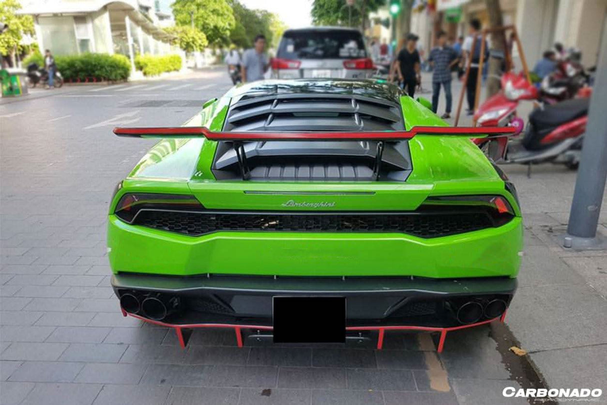2015-2020 Lamborghini Huracan LP610 RZS Style Carbon Fiber Rear Diffuser