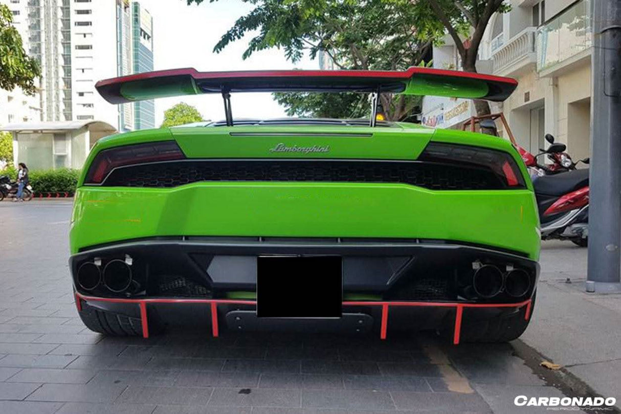 2015-2020 Lamborghini Huracan LP610 RZS Style Carbon Fiber Rear Diffuser