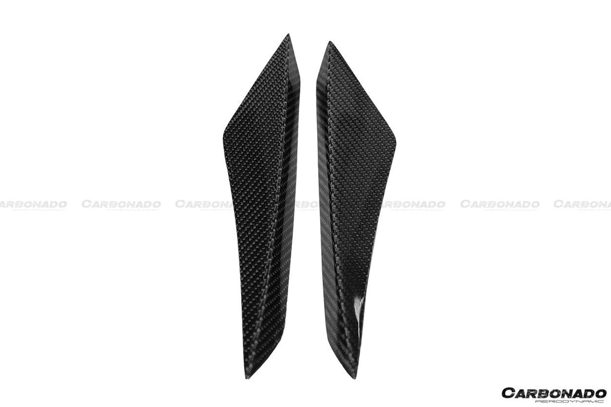 2015-2020 Lamborghini Huracan LP610 RZS Style Carbon Fiber Front Bumper Canard