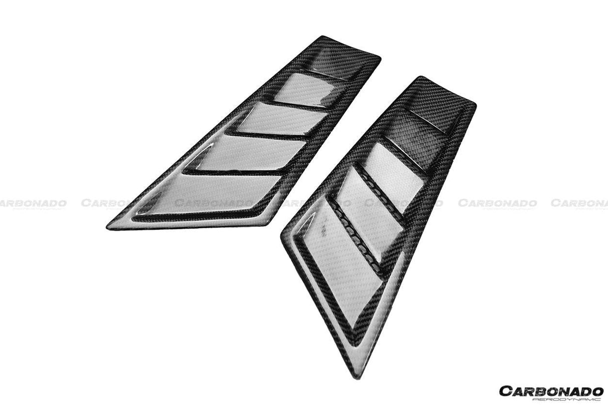 2015-2020 Lamborghini Huracan LP610 LP610 RZS Style Front Fender Carbon Fiber Vents