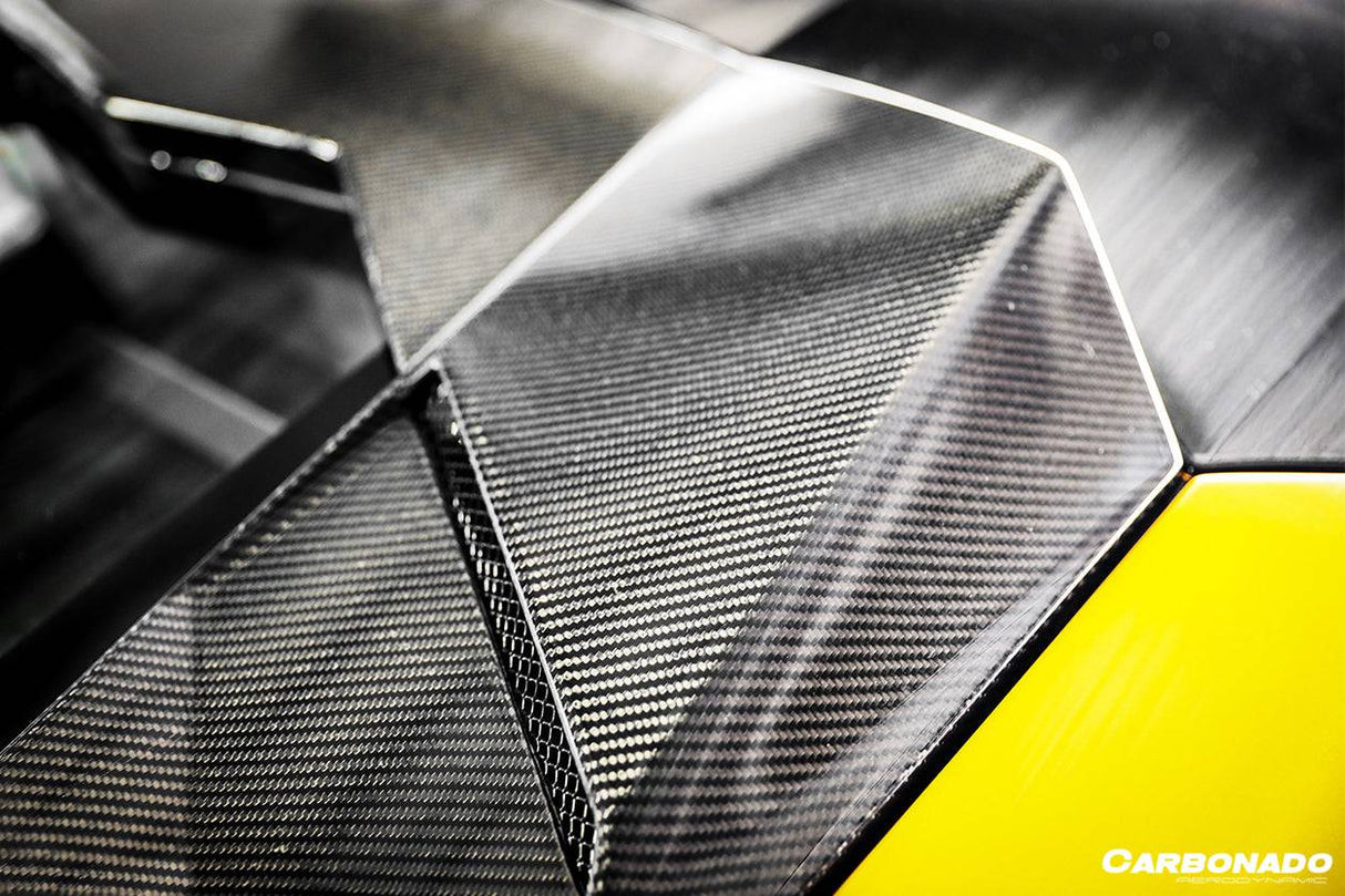 2015-2020 Lamborghini Huracan LP610 LP580 MSY Style Carbon Fiber Rear Engine Hood