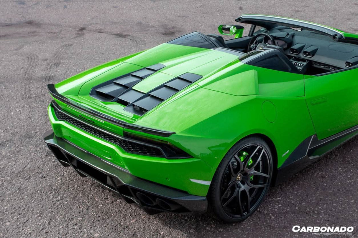 2015-2020 Lamborghini Huracan LP610 LP580 VT Style Carbon Fiber Trunk Spoiler