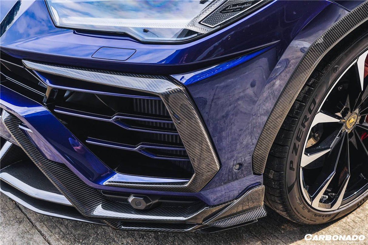 2018-2022 Lamborghini URUS TC Style Dry Carbon Fiber Front Lip Both UP and Down
