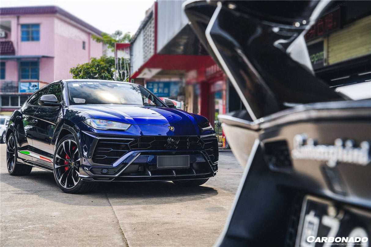 2018-2022 Lamborghini URUS TC Style Dry Carbon Fiber Front Lip Both UP and Down