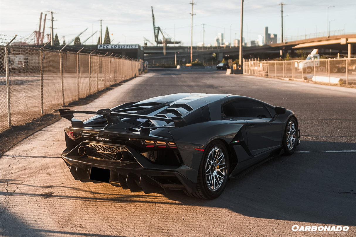 2011-2021 Lamborghini Aventador LP700 LP740 LP750 Coupe Roadster SVJ Style Part DRY Carbon Fiber Aero Full Kit