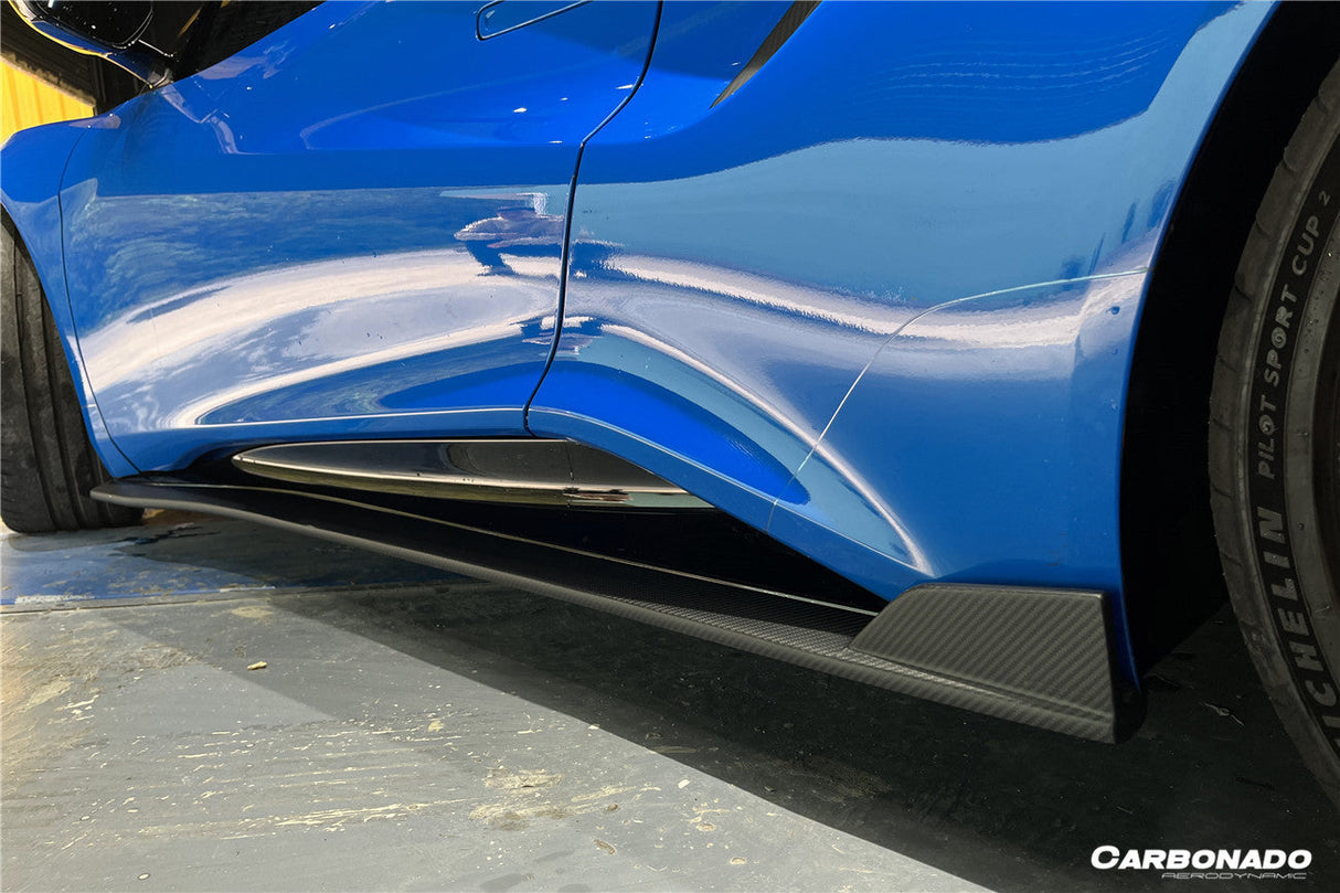 2021-2024 Lotus Emira OD Style Dry Carbon Fiber Side Skirts