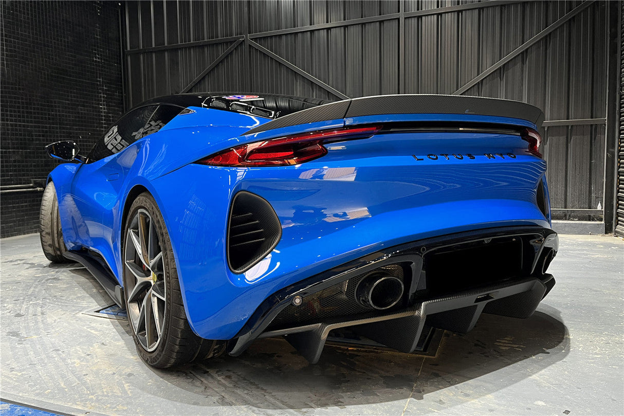 2021-2024 Lotus Emira OD Style Dry Carbon Fiber Rear Diffuser Lip