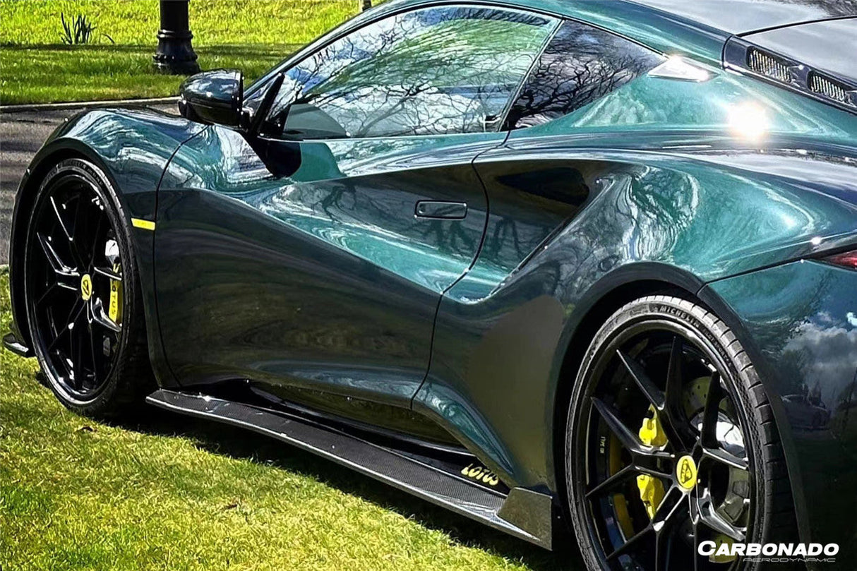 2021-2024 Lotus Emira OD Style Dry Carbon Fiber Side Skirts