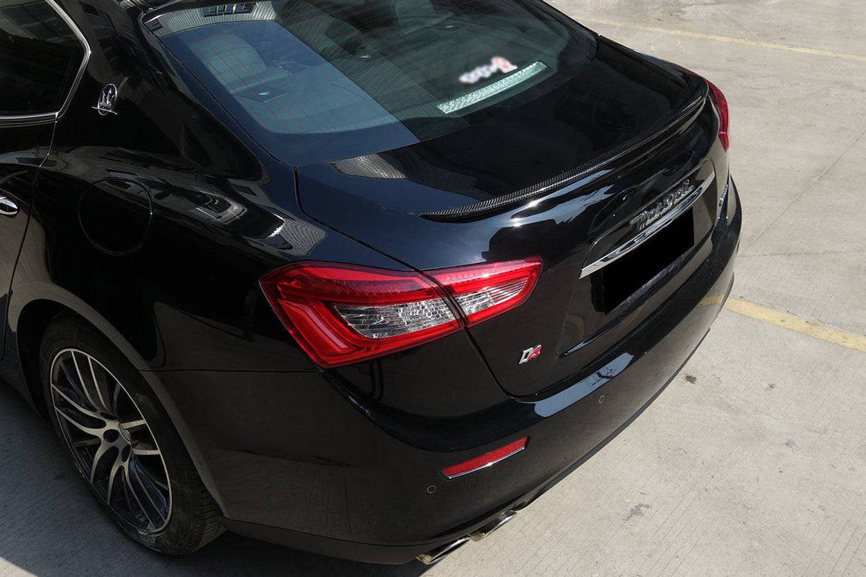 2014-2021 Maserati Ghibli S Q4 M157 W Style Trunk Spoiler