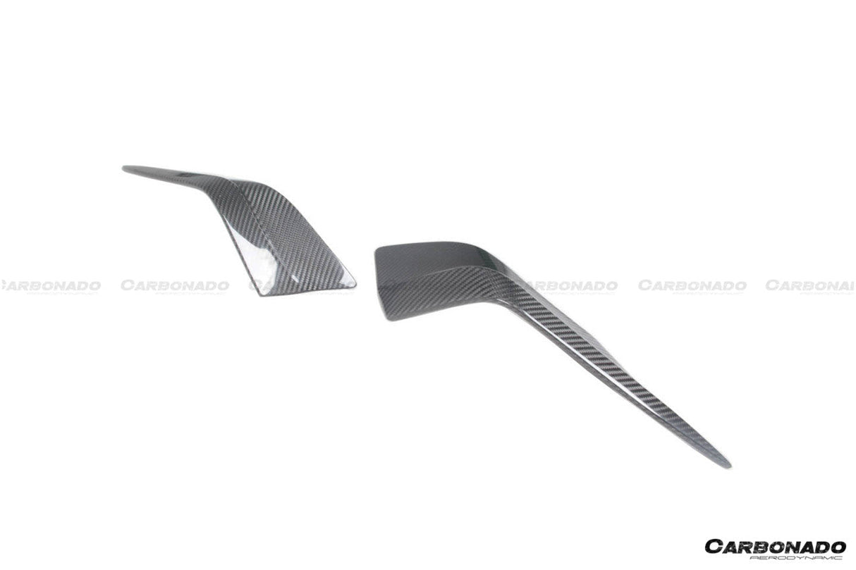 2020-2025 Maserati MC20 NVT Style Dry Carbon Fiber Front Lip Splitter