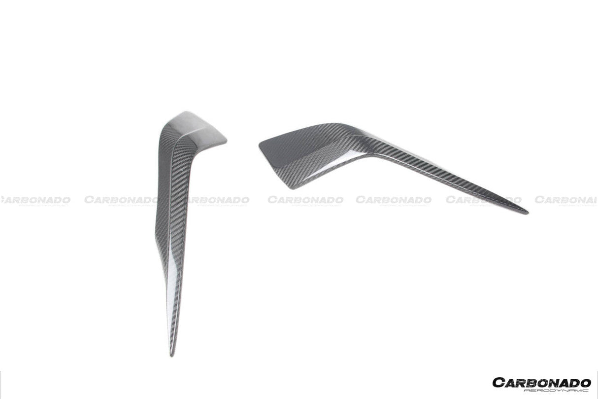 2020-2025 Maserati MC20 NVT Style Dry Carbon Fiber Front Lip Splitter