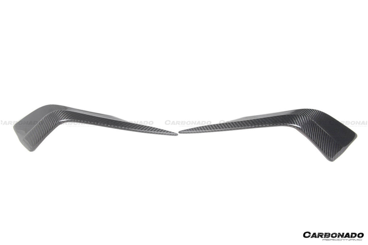 2020-2025 Maserati MC20 NVT Style Dry Carbon Fiber Front Lip Splitter