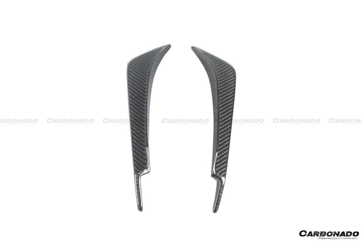 2020-UP Maserati MC20 MCPura SVD Style DRY Carbon Fiber Front Canards