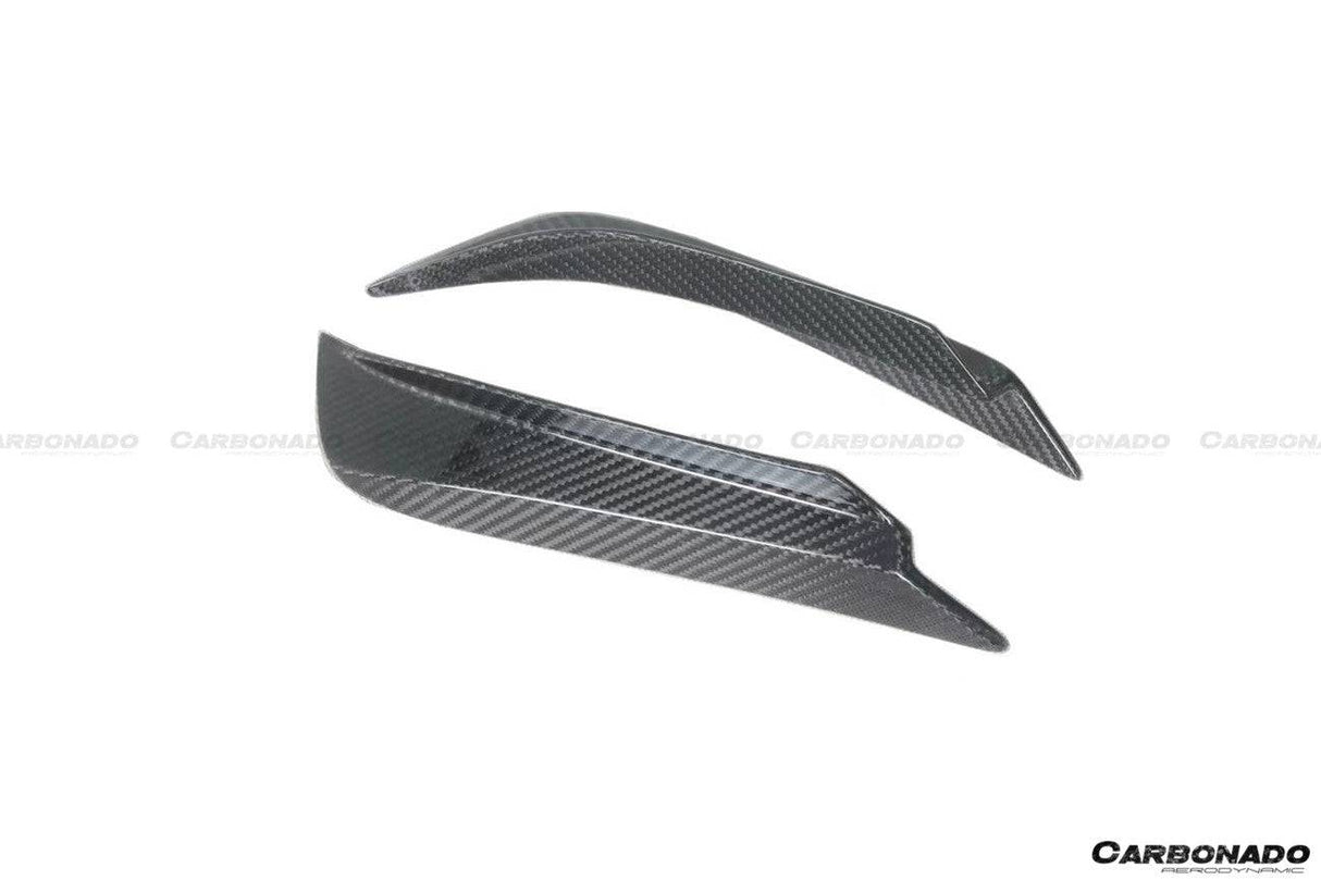 2020-UP Maserati MC20 MCPura SVD Style DRY Carbon Fiber Front Canards