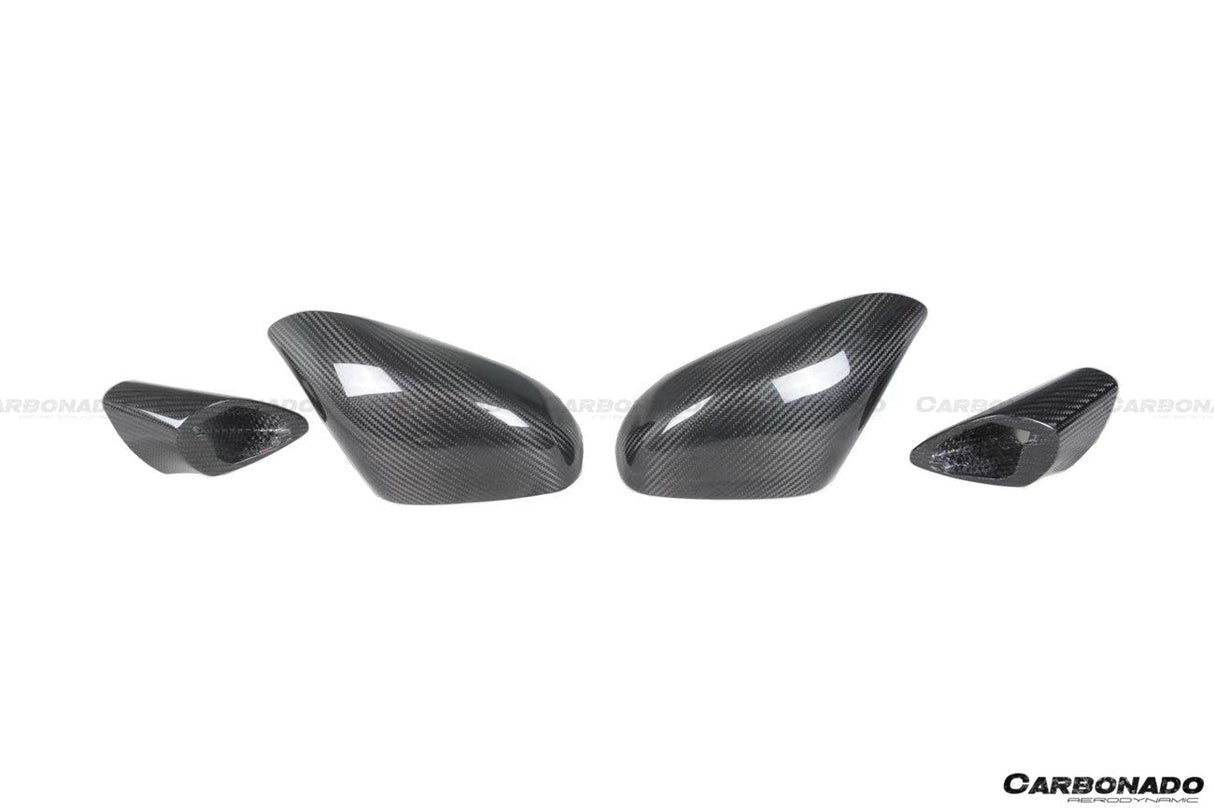 2020-UP Maserati MC20 MCPura Dry Carbon Fiber Mirror Housing Replacement
