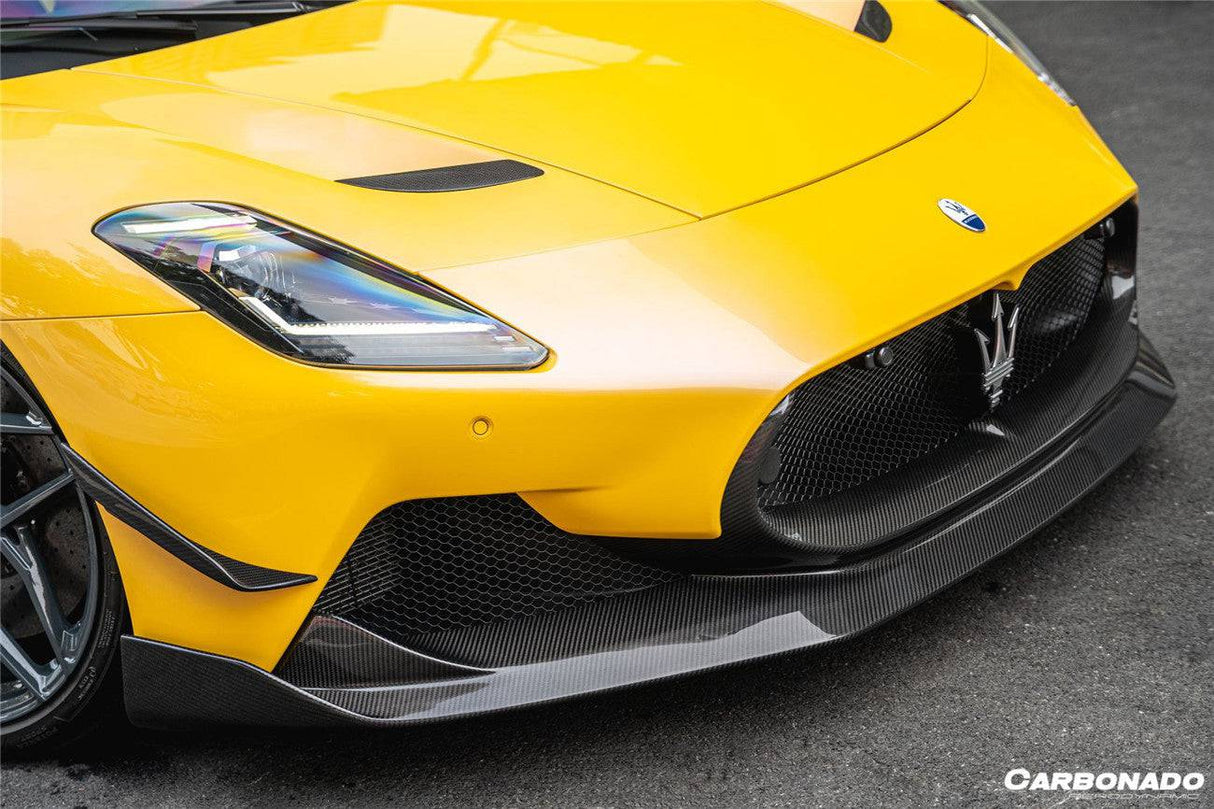 2020-UP Maserati MC20 MCPura SVD Style DRY Carbon Fiber Front Canards