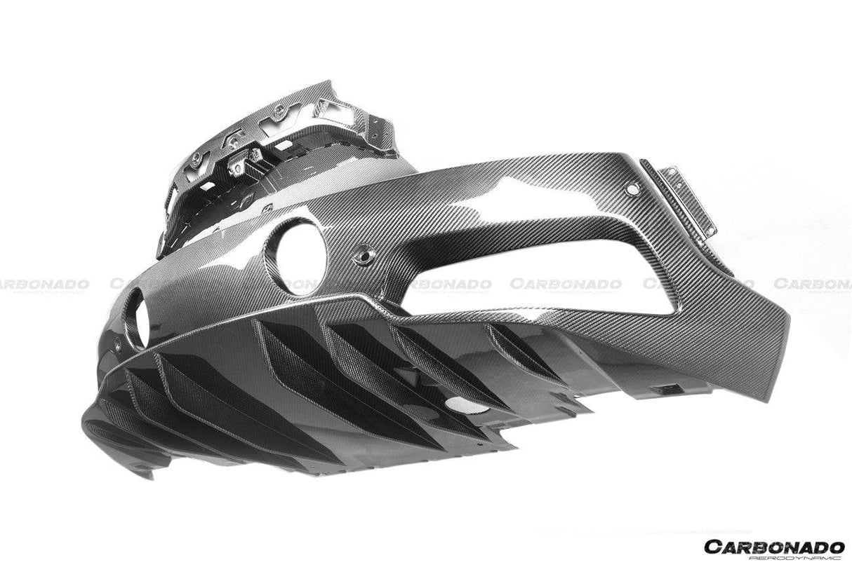 2020-UP Maserati MC20 MCPura OEM Style DRY Carbon Fiber Rear Lip Diffuser