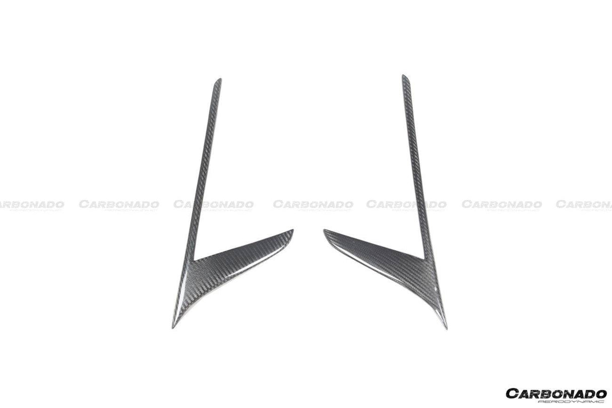 2020-UP Maserati MC20 MCPura Dry Carbon Fiber Quarter Panel Side Vent Scoops