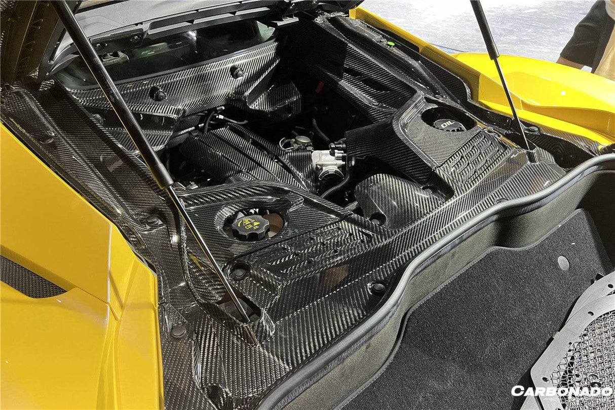 2020-UP Maserati MC20 MCPura Dry Carbon Fiber Engine Cover Replacement