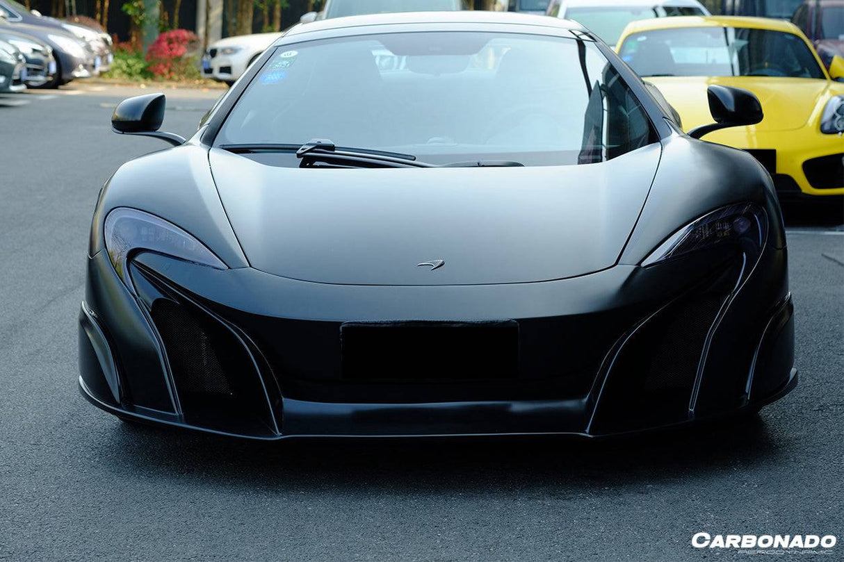 2011-2014 McLaren MP4 12C 675LT Style Part Carbon Fiber Front Bumper And Fender